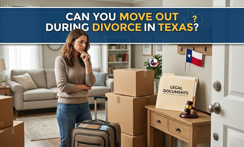 Can You Move Out During a Divorce in Texas?